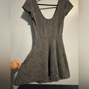 Suuuuper cute Sparkle and Fade mini dress with black and white pattern